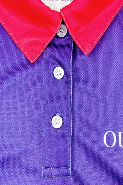 Design Contrasting Collar Men's Sublimation Polo Shirt Customized Full Fit Dye Sublimation Polo Shirt Dye Sublimation Garment Factory Long Sleeve Sublimation Polo Shirt Supplier  Australia outing activities  P1468 back view